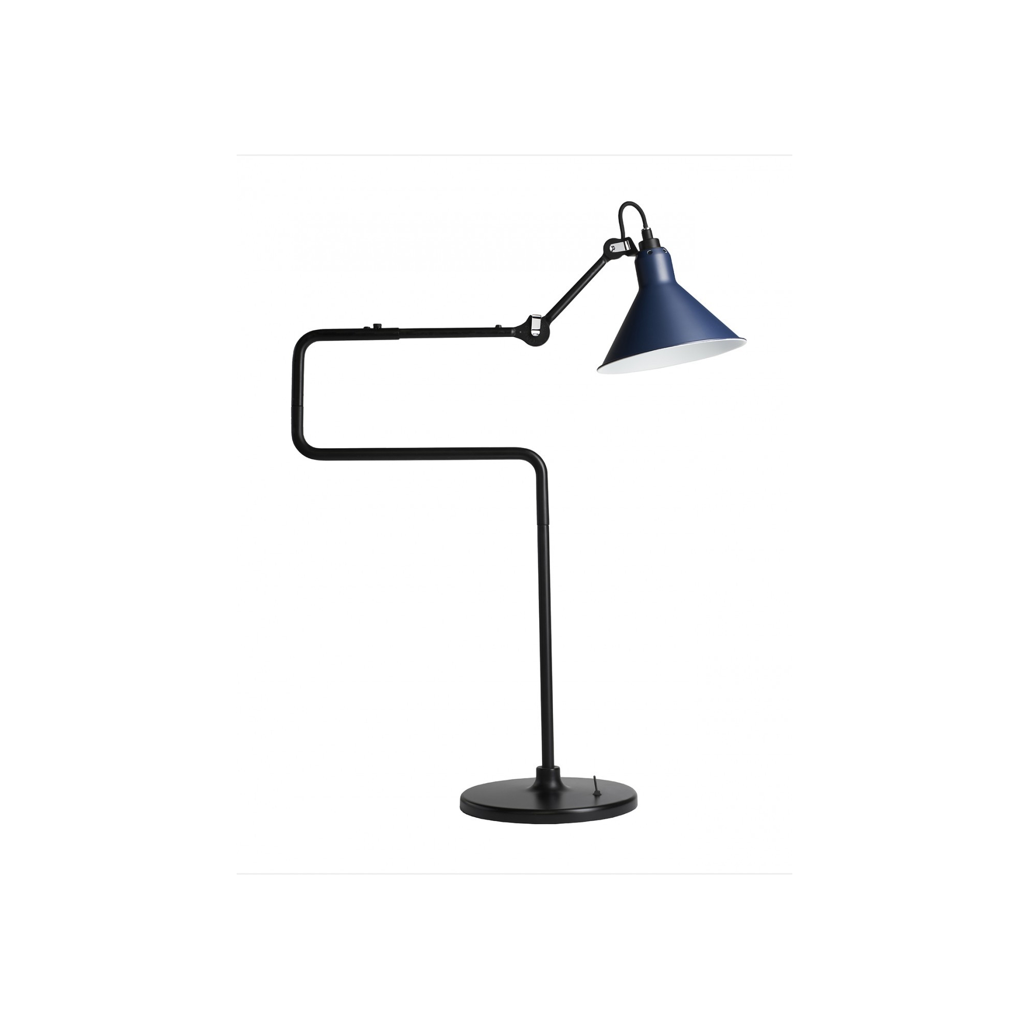 black / conic blue - Gras 317 - table lamp - DCW éditions