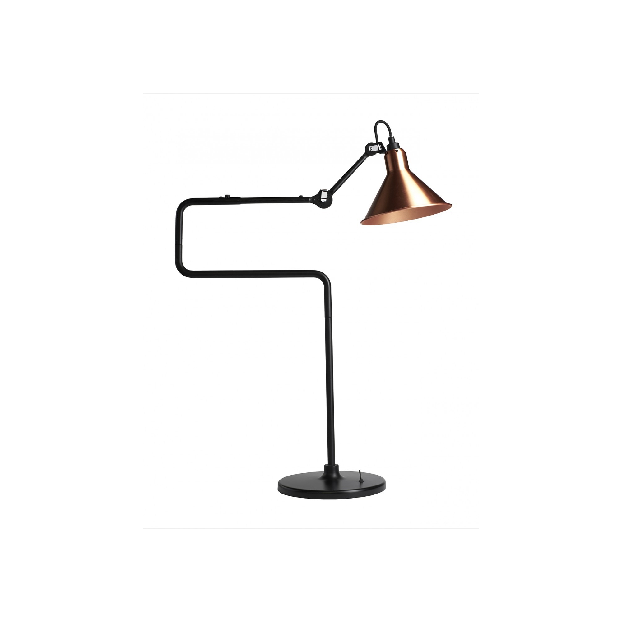 black / conic copper - Gras 317 - table lamp - DCW éditions