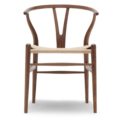 Carl Hansen & Søn – Chaise CH24, noyer huilé et corde de papier naturelle