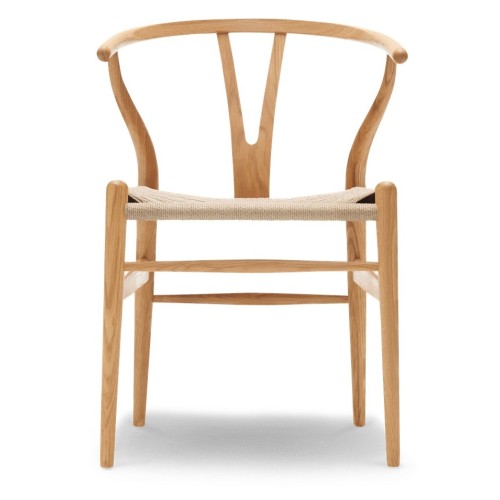 Carl Hansen & Søn – Chaise CH24, chêne huilé et corde de papier naturelle