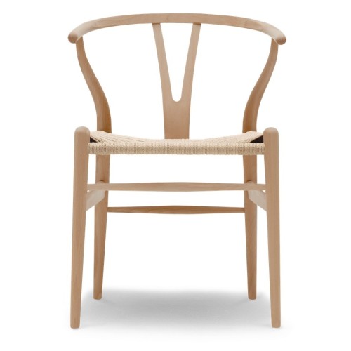 Carl Hansen & Søn – Chaise CH24, hêtre huilé et corde de papier naturelle