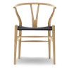 Carl Hansen & Søn – CH24 chair, lacquered oak and black papercord