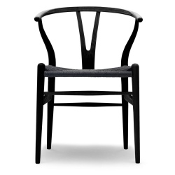 Carl Hansen & Søn – CH24 chair, black ash and black papercord