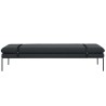 Fiord fabric 171 – black leather – Turn daybed - Ferm Living