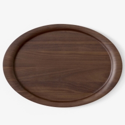 SOLD OUT - 40x28cm, lacquered walnut – Tray SC64 - &Tradition