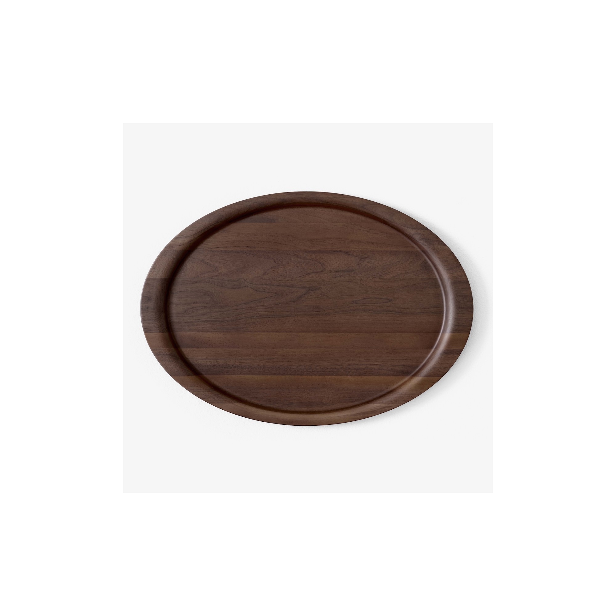 54x38cm, lacquered walnut – Tray SC65 - &Tradition