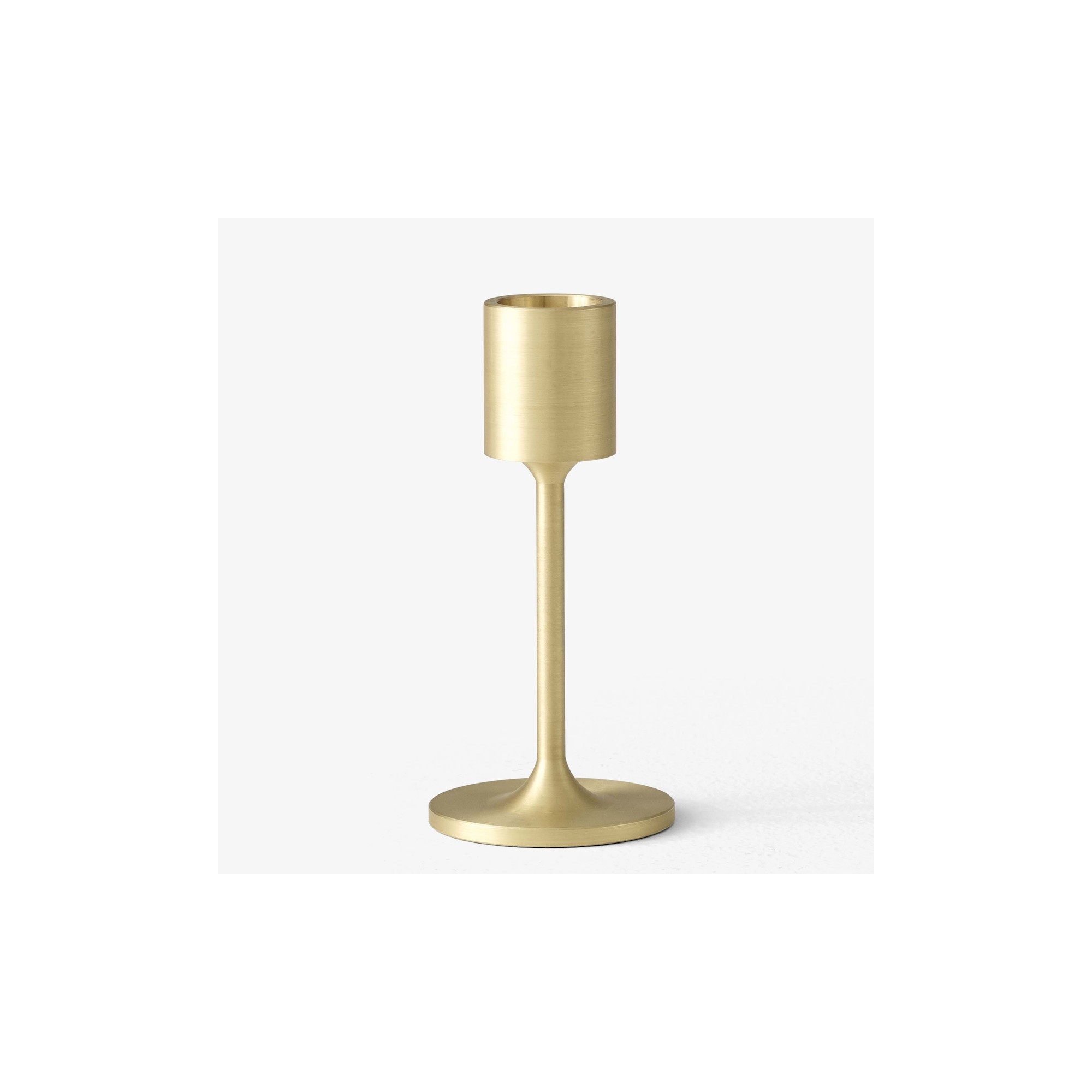 11cm Candleholder SC57 – Brushed Brass - &tradition