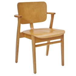 Bouleau teinté miel - chaise Domus - Artek