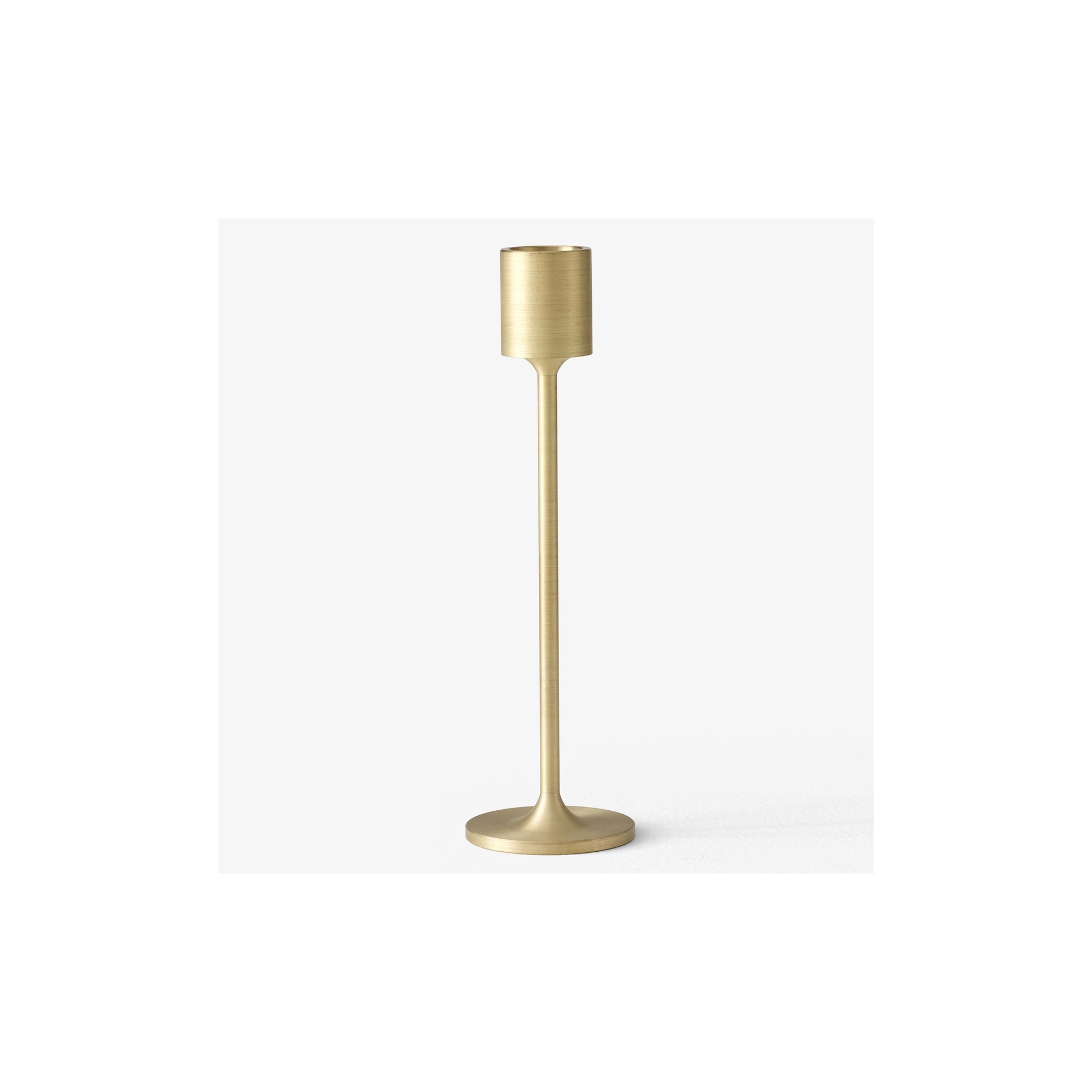 18cm Candleholder SC59 – Brushed Brass - &tradition