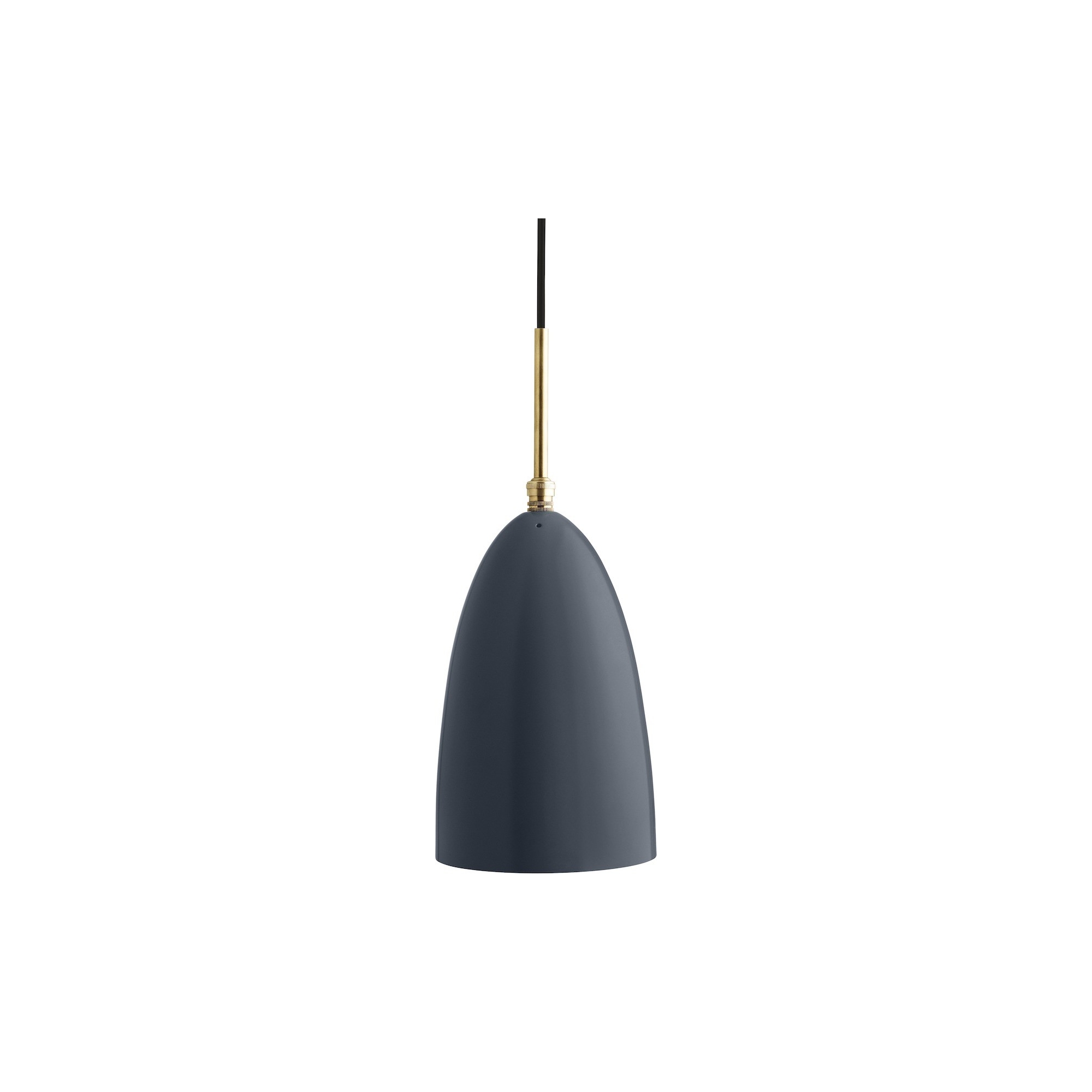 anthracite grey semi matt – Gräshoppa pendant - Gubi