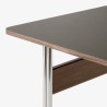 iron linoleum - walnut and chrome base - Pavilion AV16 desk - &Tradition