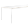 Blanc (stratifié) / Bois / Blanc – Table Base 140 x 80 x H73 cm - Muuto