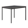 Black (linoleum) / Plywood / Black – Base Table 140 x 80 x H73 cm - Muuto