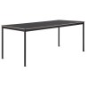 Black (linoleum) / Plywood / Black – Base Table 190 x 85 x H73 cm - Muuto