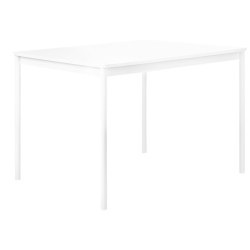 Blanc (stratifié) / Blanc / Blanc – Table Base 140 x 80 x H73 cm - Muuto