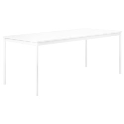 Blanc (stratifié) / Blanc / Blanc – Table Base 190 x 85 x H73 cm - Muuto