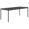 Black (linoleum) / Plywood / Black – Base Table 250 x 90 x H73 cm - Muuto