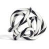 SOLD OUT - S Ø9 cm - black & white - Knot n°2 - HAY