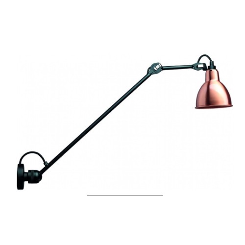 black / round copper - Gras 304 L 60 - wall lamp - DCW éditions