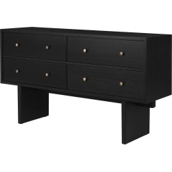 Commode Private – marron/noir - Gubi