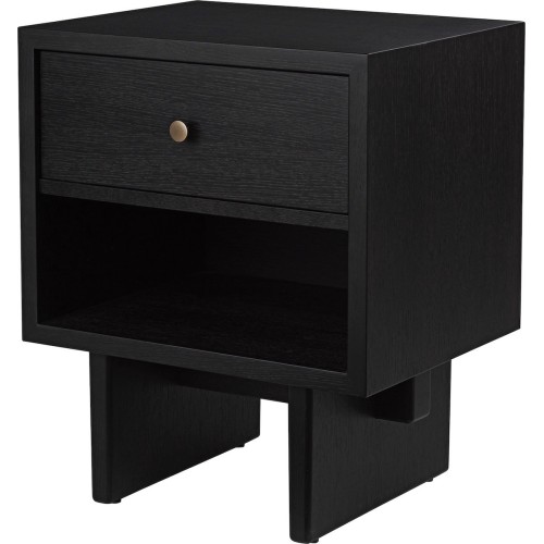 OUT OF STOCK - Private side table – brown/black - Gubi