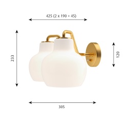 VL Ring Crown 2 – wall lamp - Louis Poulsen