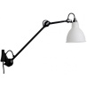 black / round opal glass - Gras 222 - wall lamp - DCW éditions