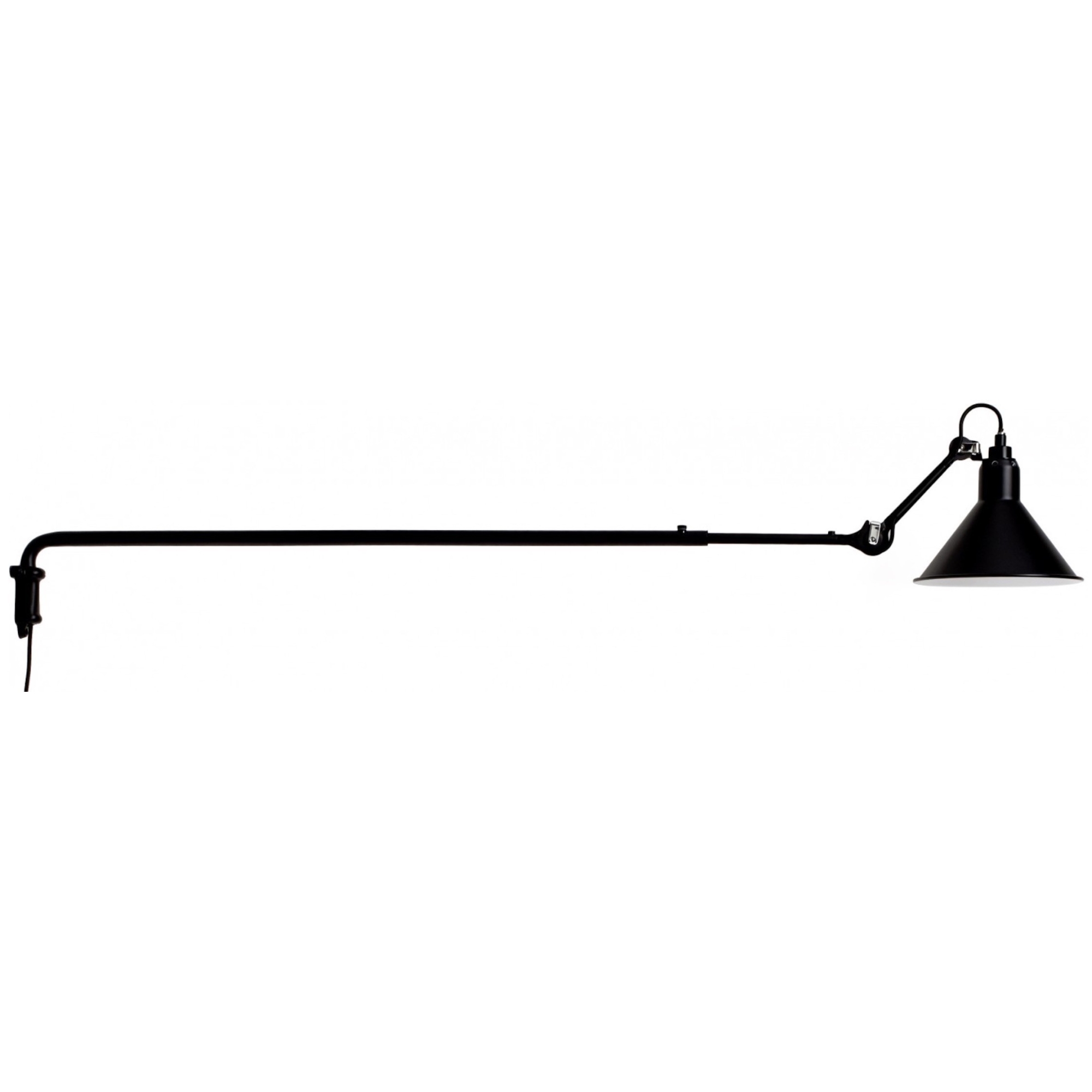 black / conic black - Gras 213 - wall lamp - DCW éditions