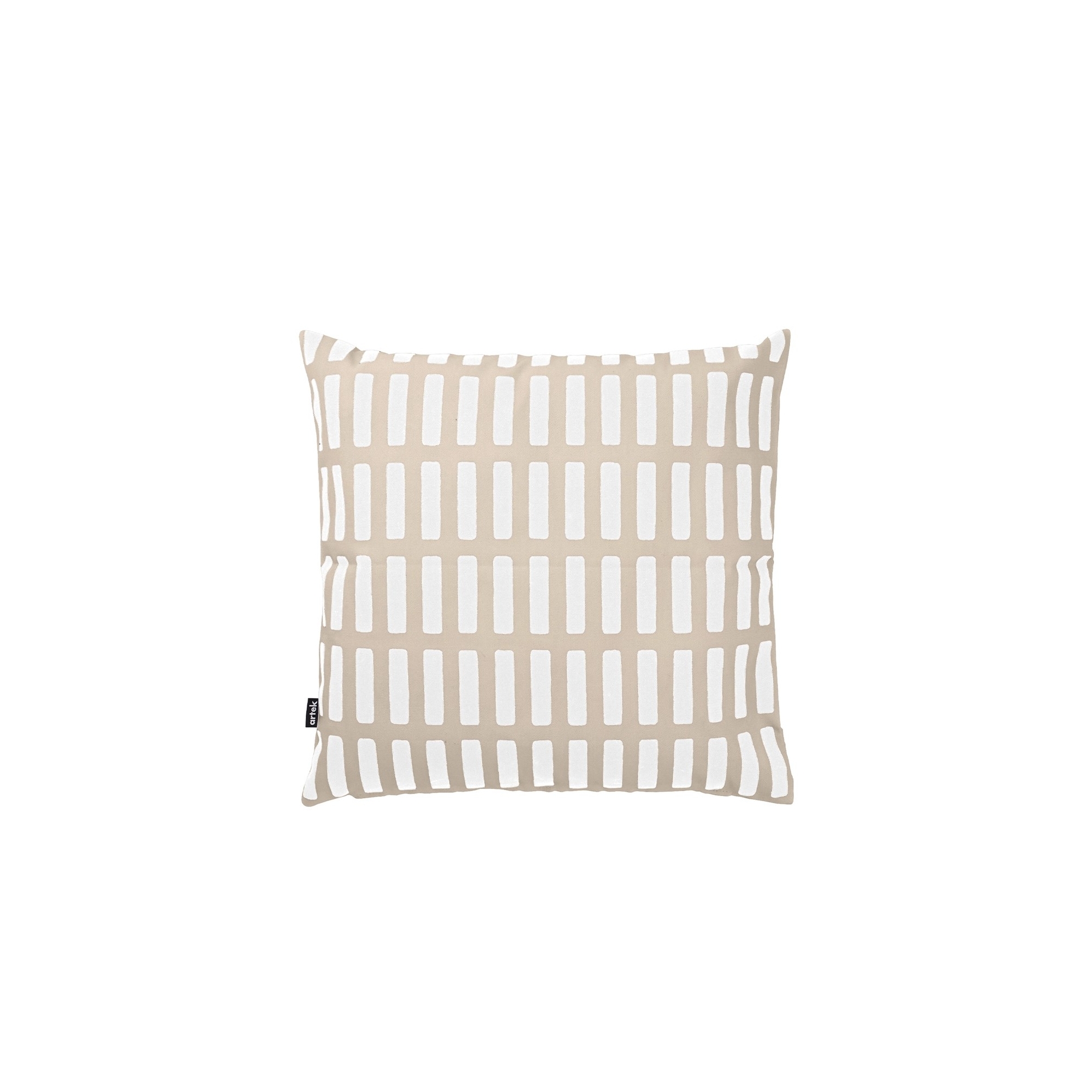 40x40cm - housse de coussin Siena - sable / blanc - Artek