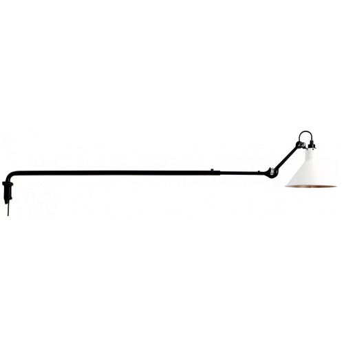 black / conic white, copper inside - Gras 213 - wall lamp - DCW éditions