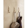 Hooks set of 3 - brass - Curvature - Ferm Living