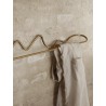 Towel hanger - brass - Curvature - Ferm Living