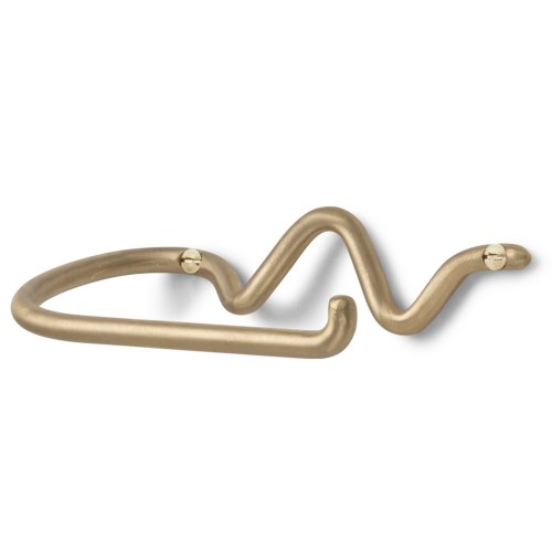 Toilet paper Holder - brass - Curvature - Ferm Living