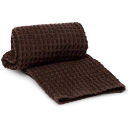 50 x 100 cm - chocolat - Organic hand towel