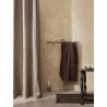 Sand/Black – Chambray Shower curtain - Ferm Living