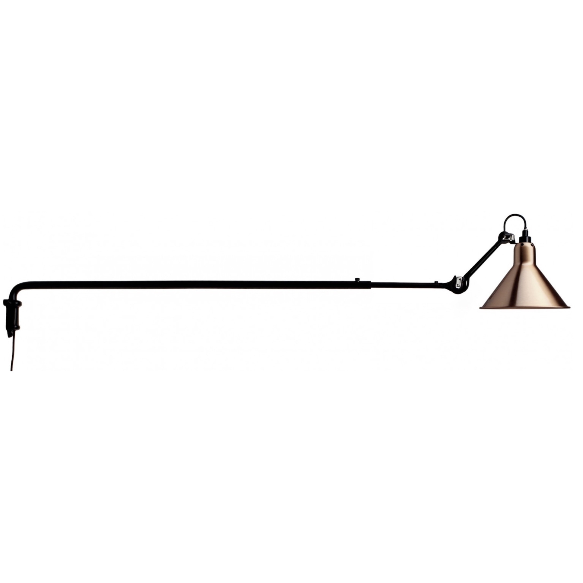 black / conic copper - Gras 213 - wall lamp - DCW éditions