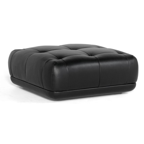 Otto. 05 - cuir Sense black - Quilton - canapé modulable HAY - HAY