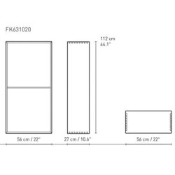 112 x 56 x 27 cm (FK63-1020) - Carl Hansen & Søn