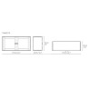 56 x 112 x 36 cm + 2 shelves (FK632115 + 2 FK633021) - Carl Hansen & Søn