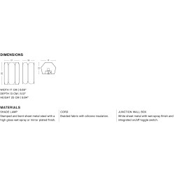 Miroir – Applique ARCS avec cordon – Hay - HAY