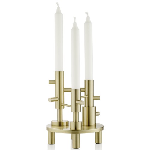 Large candleholder brass