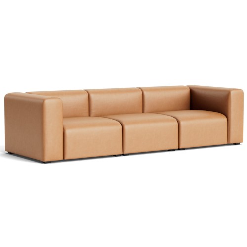 Sense nougat leather - Mags 3-seater – Comb. 1 - HAY