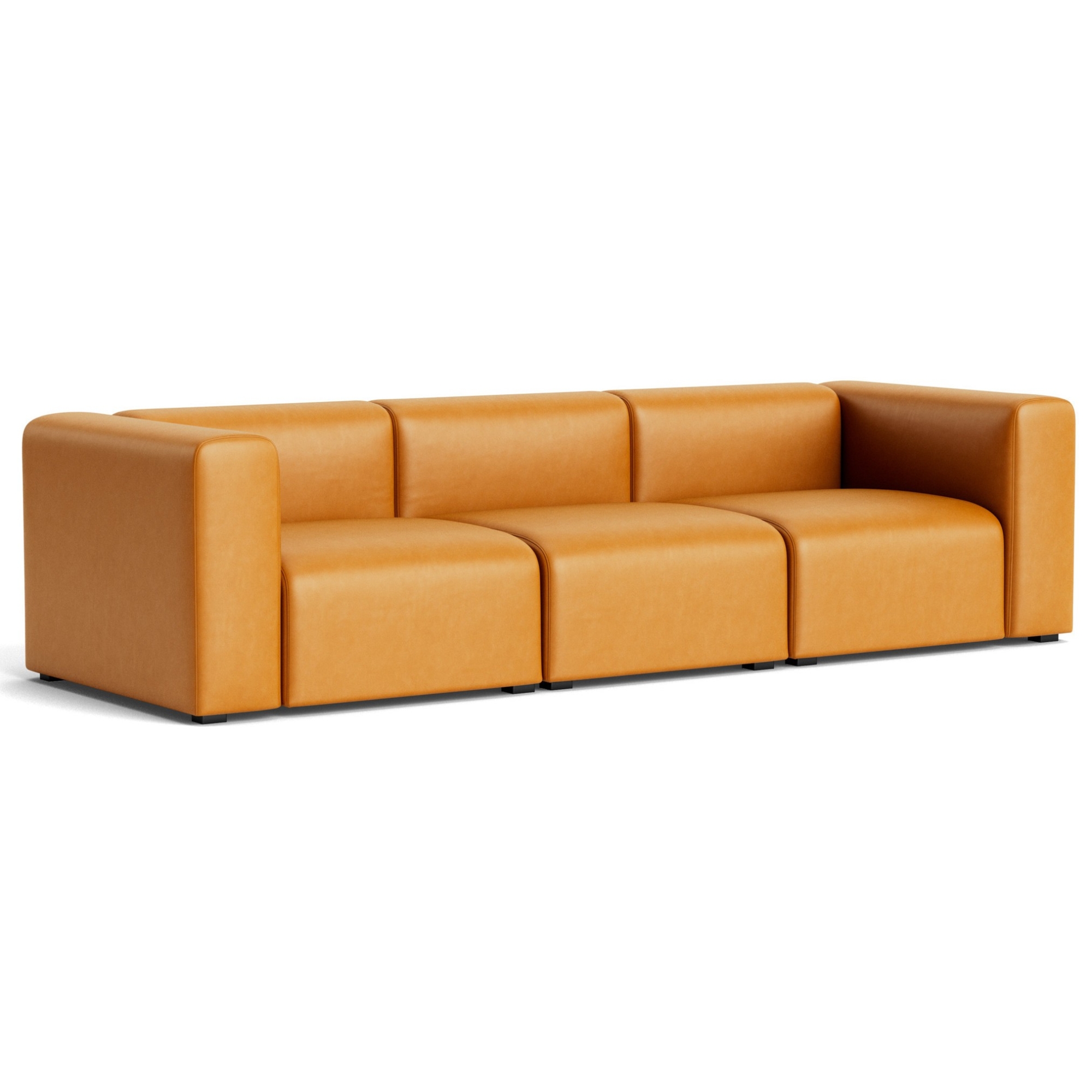 Sense cognac leather - Mags 3-seater – Comb. 1 - HAY