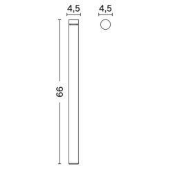 1x support leg - extendable CPH30 - HAY