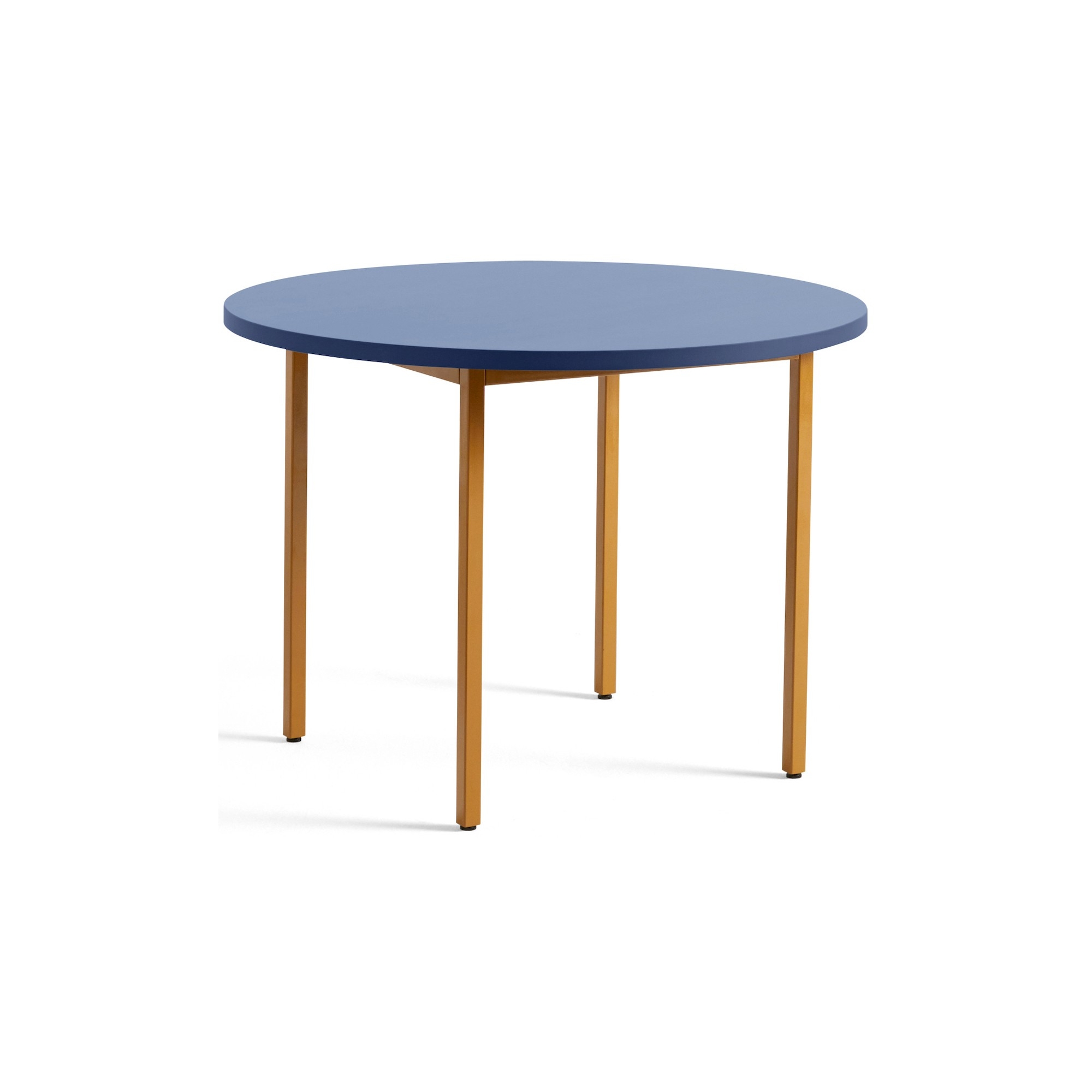 bleu / ocre - Ø105x74 cm - table TWO-COLOUR - HAY