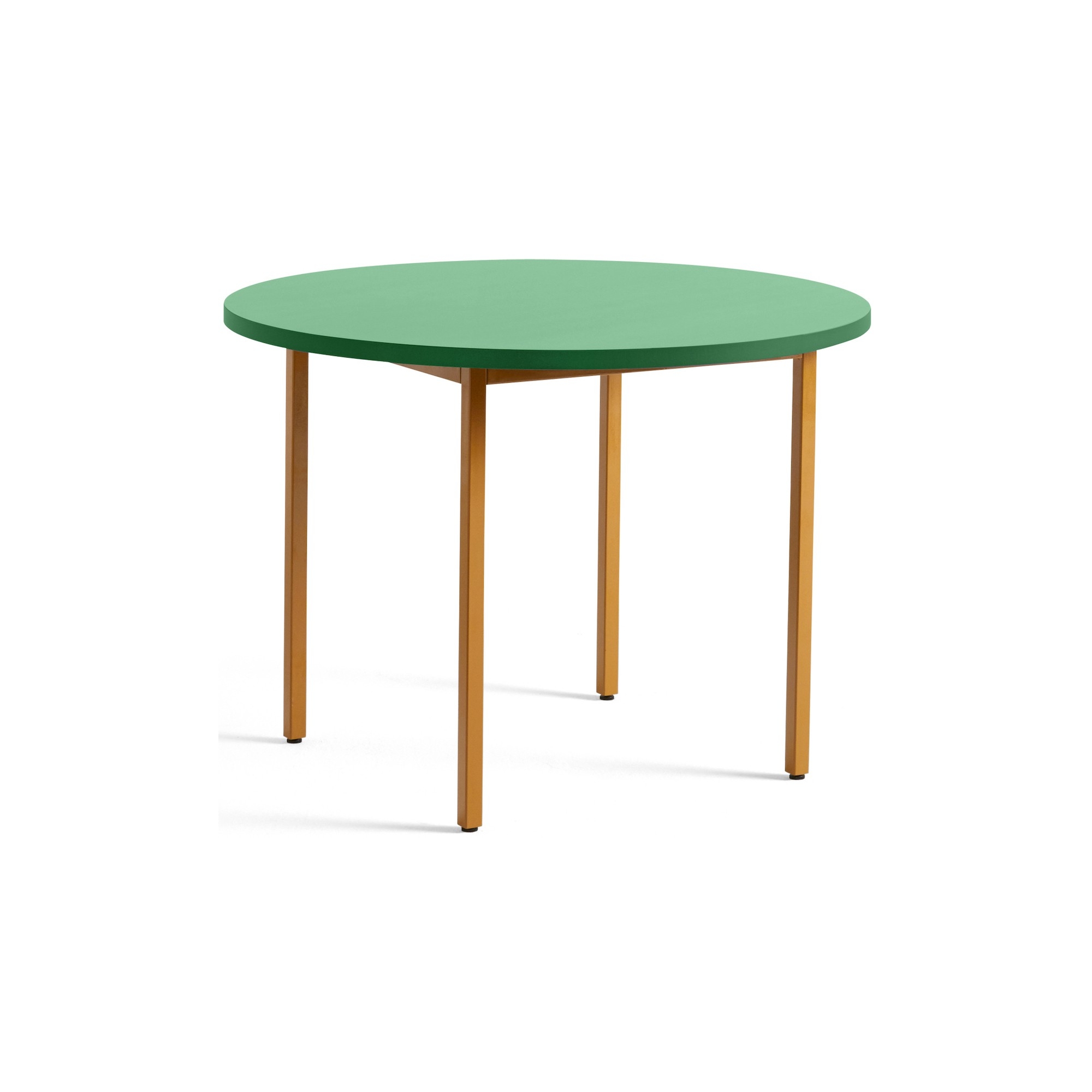 green / ochre - Ø105x74 cm - TWO-COLOUR table - HAY