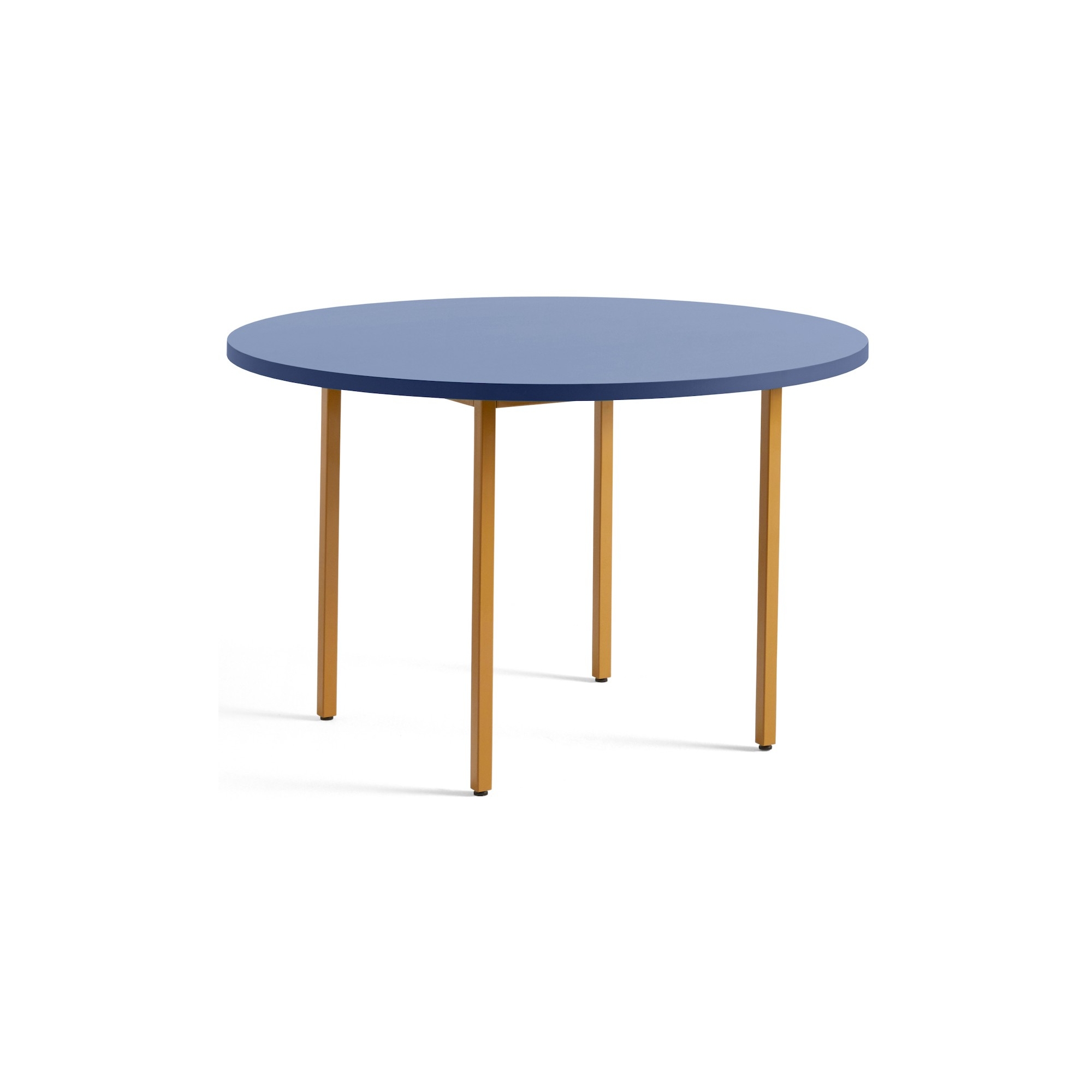 bleu / ocre - Ø120x74 cm - table TWO-COLOUR - HAY