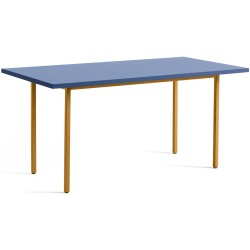 bleu / ocre - 160x82xH74 cm - table TWO-COLOUR - HAY