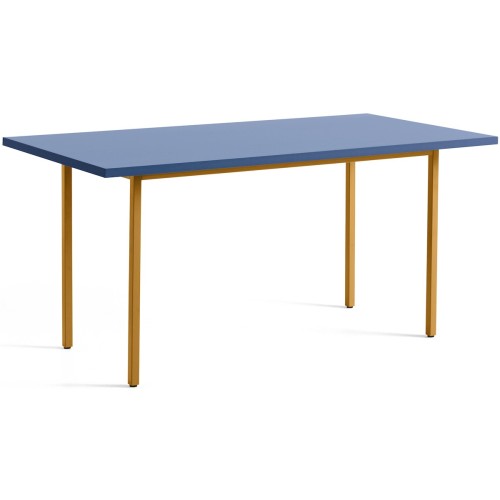 bleu / ocre - 160x82xH74 cm - table TWO-COLOUR - HAY