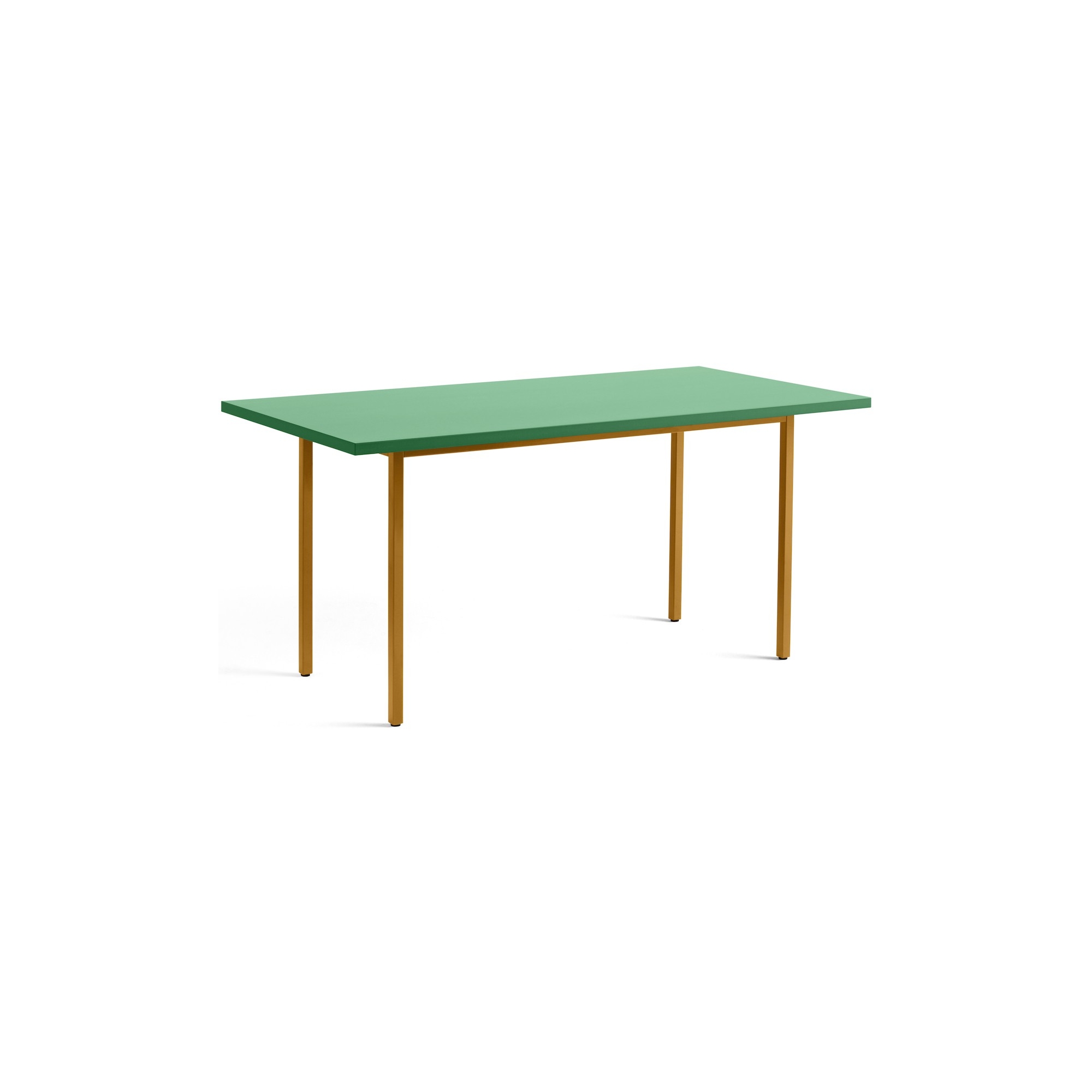 green / ochre - 160x82xH74 cm - TWO-COLOUR table - HAY